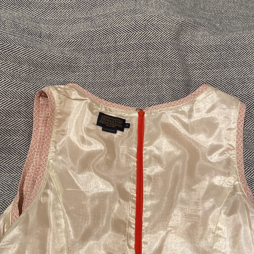 Professional Work Pendleton Checkered Sleeveless … - image 5